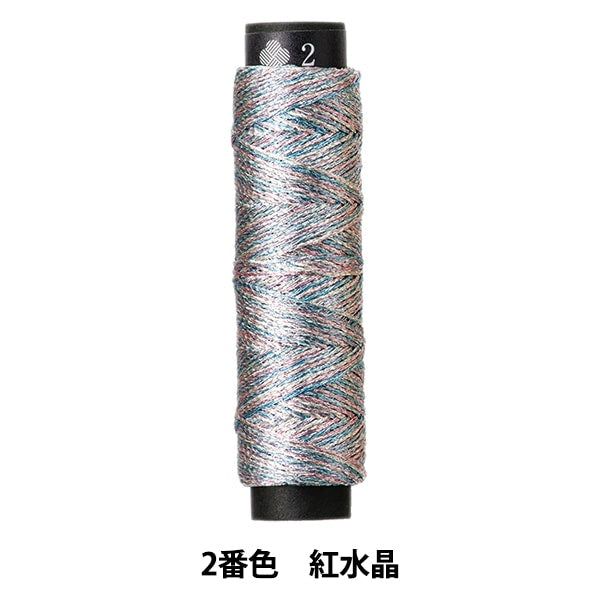 刺绣线程“ Nishiki和Lake 2nd Color Red Crystal” Lecien Lecien Cosmo Cosmo