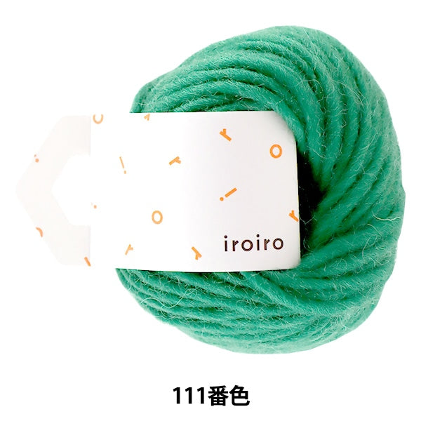 纱线 “ Iroiro Roving(各种巡回)111彩色Emerald” Daruma DARUMA 横田