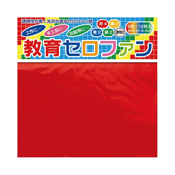 Origami Chiyo paper "Education cellophane 15cm 110500" Toyo