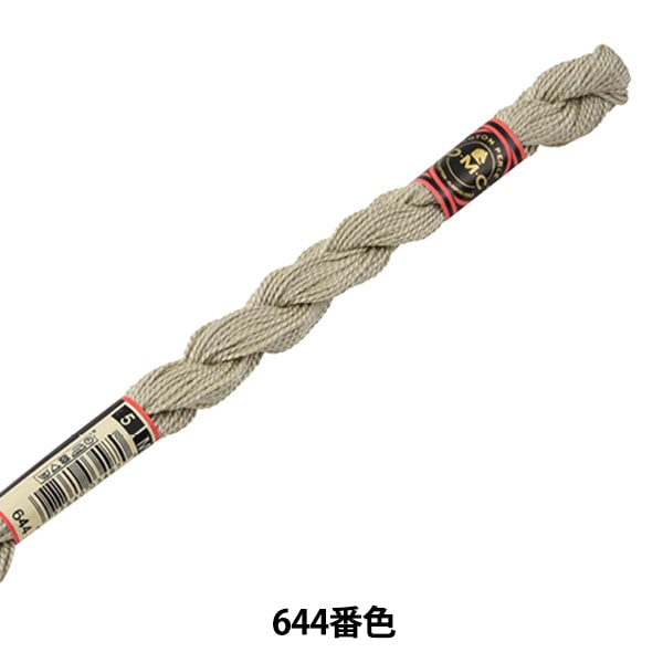 Embroidery thread "DMC No. 5 embroidery thread 644"