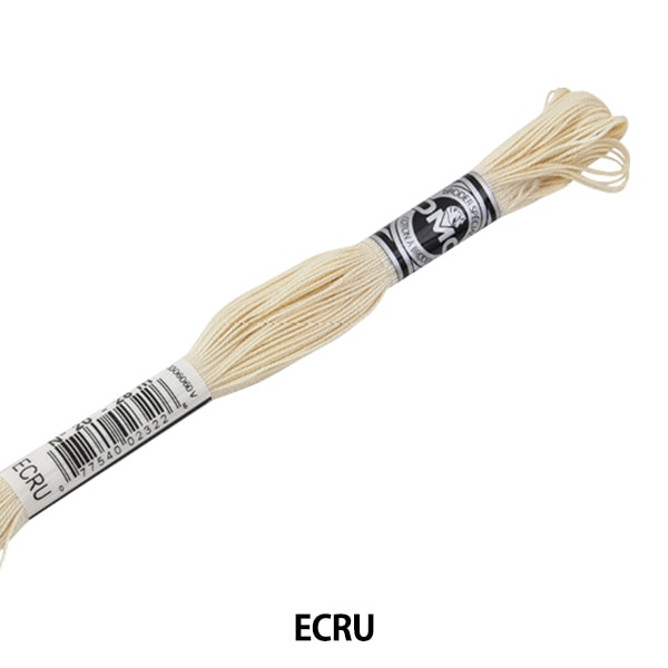刺绣线程“ DMC缩水器20号刺绣ECRU” DMC DEWHM SEA