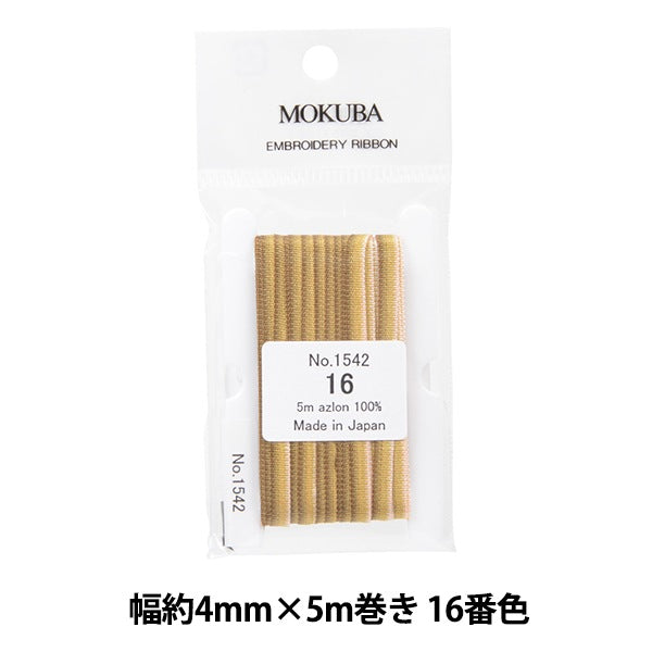 丝带 “刺绣丝带 ER1542宽度约4mm x 5m卷16颜色”