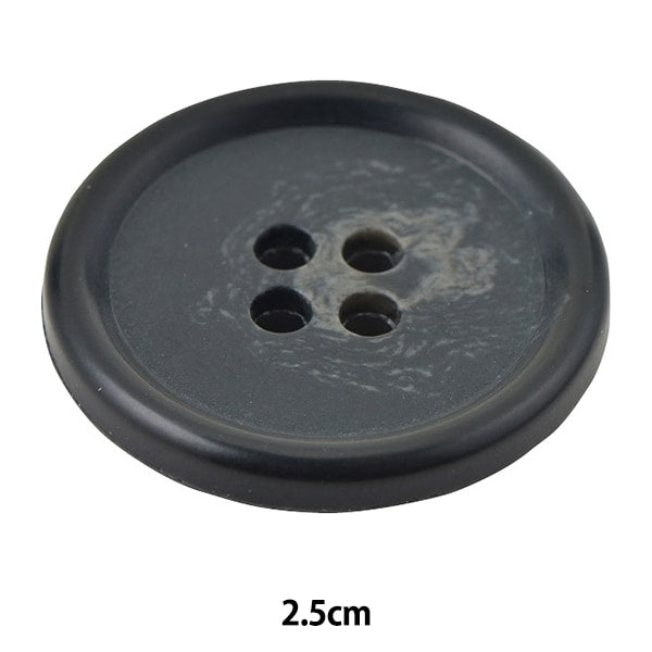 Button "Four hole button #09 2.5cm BF1800"