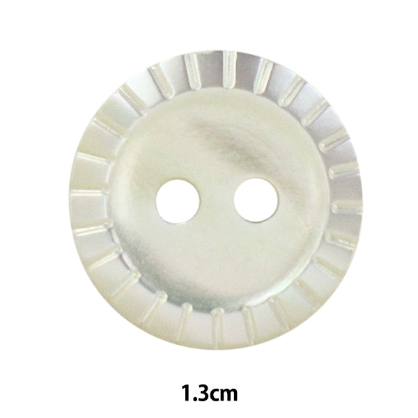 Button "Shell button 2 holes 1.3cm ST501"