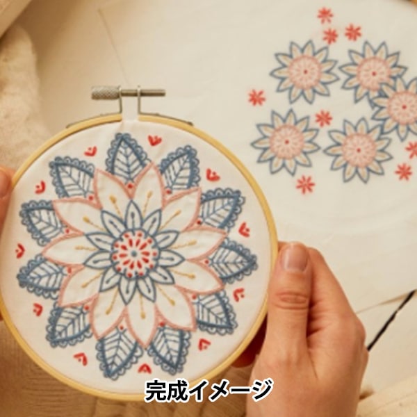 刺绣套件“正念ness头脑完整的曼陀罗恩格罗伊·杜里·杜里·杜里二人组合tb168” dmc dewhem sea