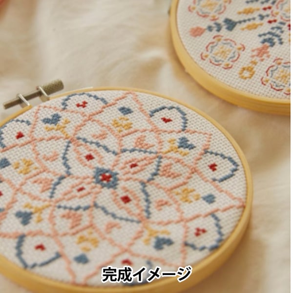 刺绣套件“正念divied div mandala cross stitch Duo套件BK1953” DMC DEWEMS