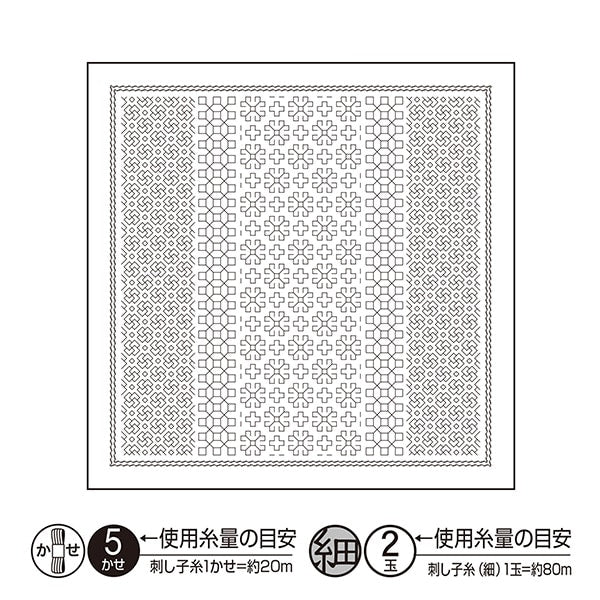 刺绣布 “哈纳奇布布包雏菊白色H-1118” Olympus