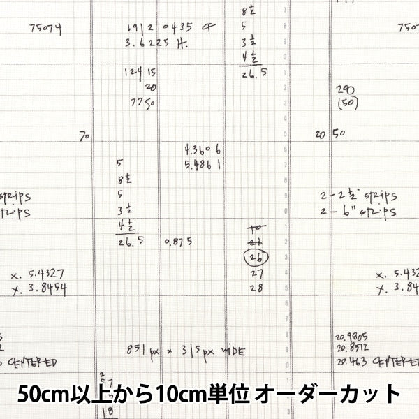 【数量5から】 生地 『USAコットン アーキテクチャ・AFR-13502-12 グレー AFR-13502-12』