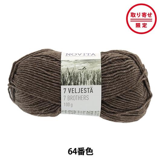 秋冬紗線 “ 7 Brothers 064彩色莫雷爾” Novita Novita