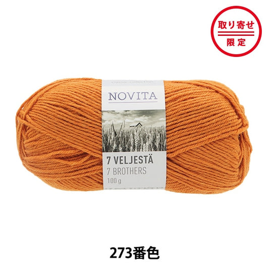 秋冬紗線 “ 7brothers 273顏色Britte Gil” Novita Novita