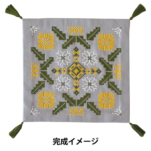 Embroidery kit "Folkloa Pattern Dandelion Popular 9100" Olympus