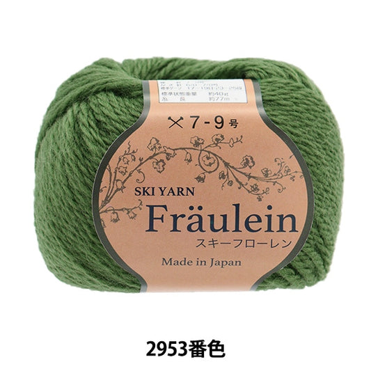 秋冬毛糸 『スキーフローレン 2953番色』 SKIYARN スキーヤーン