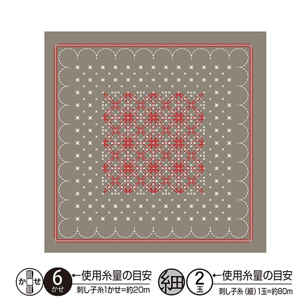 Embroidery Fabric "Hanachi-kin cloth Pack Kinmok Say Tope H-15114" Olympus