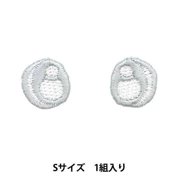 ワッペン 『ぬいにょんワッペン フェイスメイク Sサイズ YZNW-02』