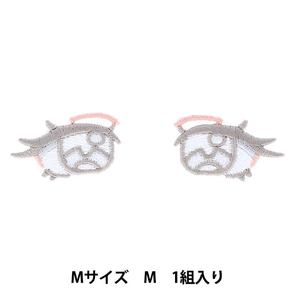 ワッペン 『ぬいフェイスワッペン Mサイズ M NUIW-31』 KIYOHARA 清原