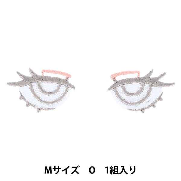 ワッペン 『ぬいフェイスワッペン Mサイズ O NUIW-33』 KIYOHARA 清原