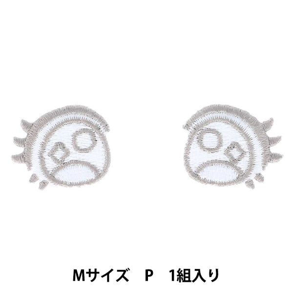 ワッペン 『ぬいフェイスワッペン Mサイズ P NUIW-34』 KIYOHARA 清原