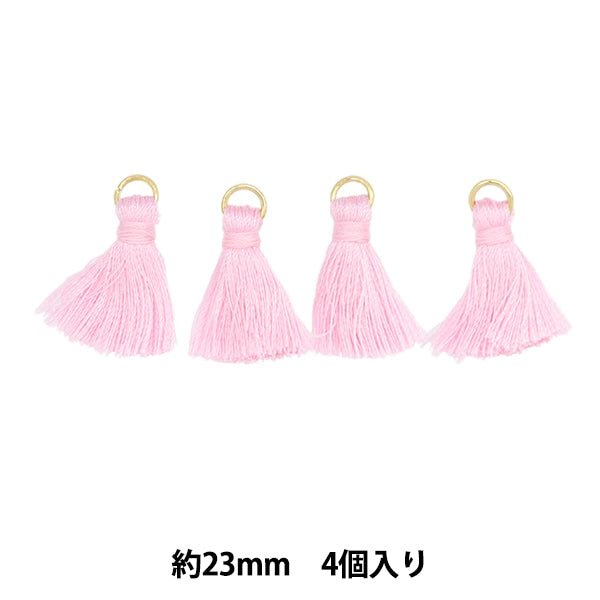 手工藝品零件“迷你流蘇4粉紅色TMT-3”