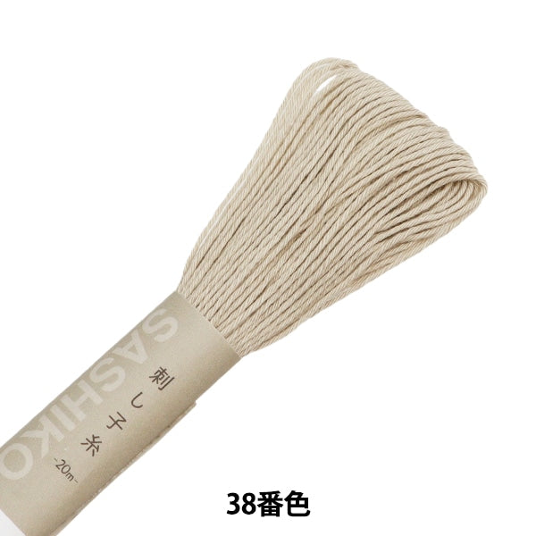 绣花线“ Sashiko Thread 38颜色(单颜色)” Olympus