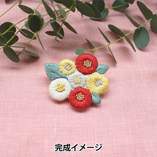 刺绣套件“ K.Omono花园花园小套件红色phc-118-1”零件和平