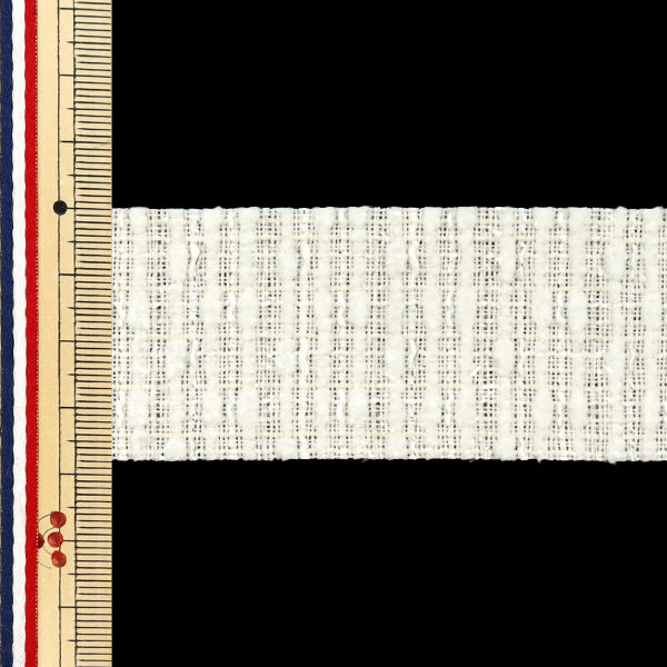 手工艺胶带“宽优雅粗花呢胶带边框大约38mm x 1m off-white het-003"
