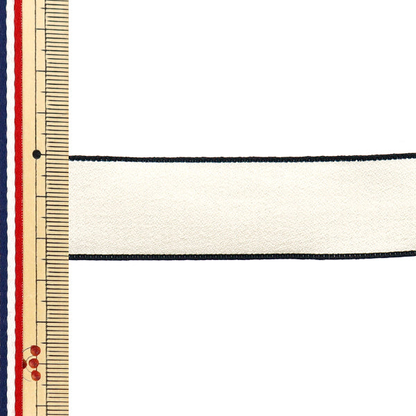 丝带 “薄纱丝带 大约25mm宽x 2.5m长的off-white yrc2501-25"