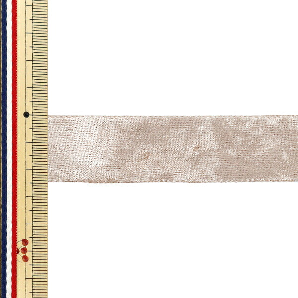 絲帶 贝洛瓦絲帶 2025约宽25mm×长2m浅灰色YRC2544-25"