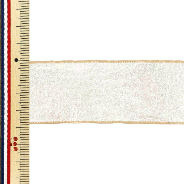 絲帶 奥罗拉絲帶 2025约宽38mm×长2m米色YRC2534-38"