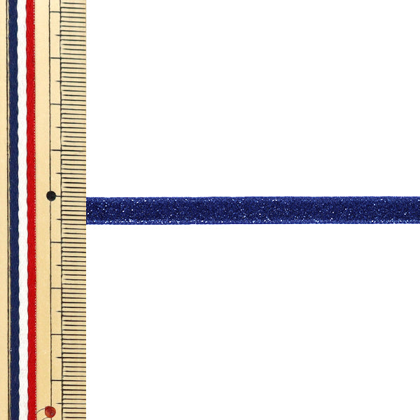 【数量5起】 絲帶 金属单面天鹅绒絲帶 约6mm宽77号色UR-3500"