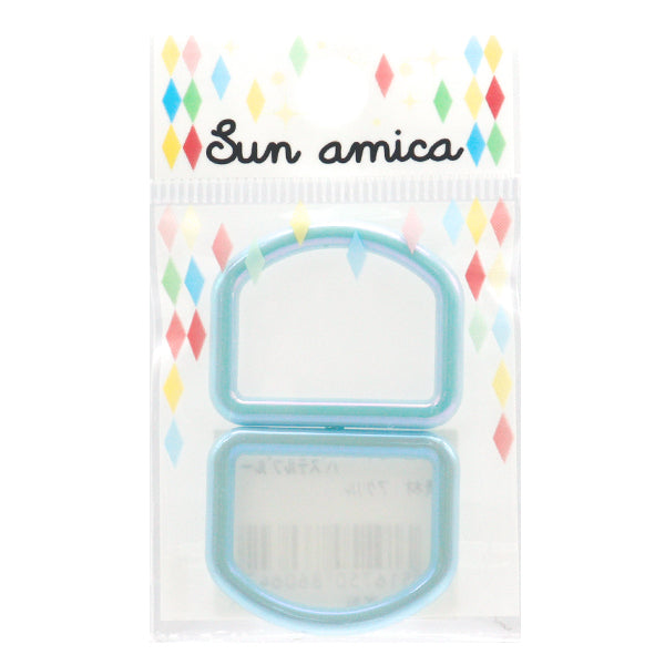 Handicraft parts "Aurora D-ring Approx. 25mm Pastel Blue SOD-04"