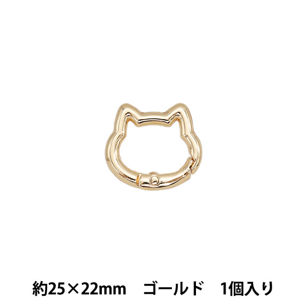 手工艺硬件“登山扣猫形金TKB-17" Terai