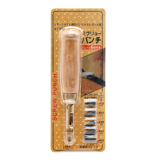 Leather Craft "Screw Punch 6 Plaid DSA2308"