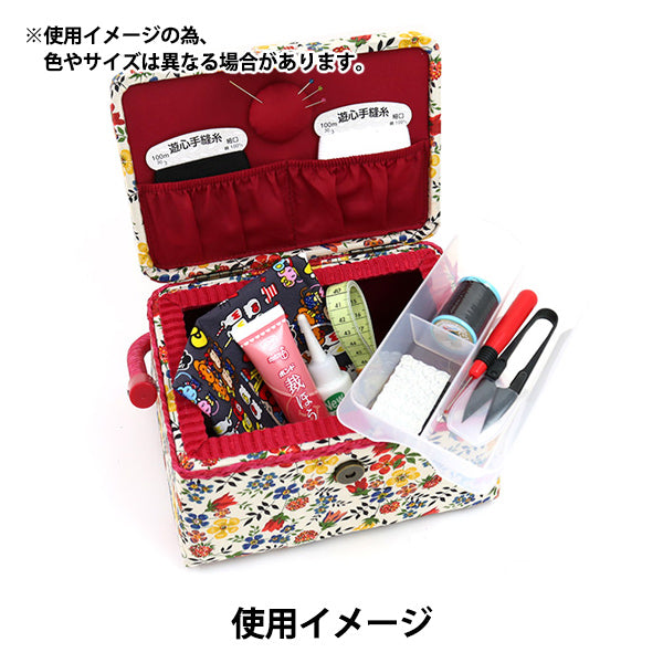 Sewing box "Liberty Fabric Sewing Basket SO2-122222122XE" 【Yuzawayaoriginal】