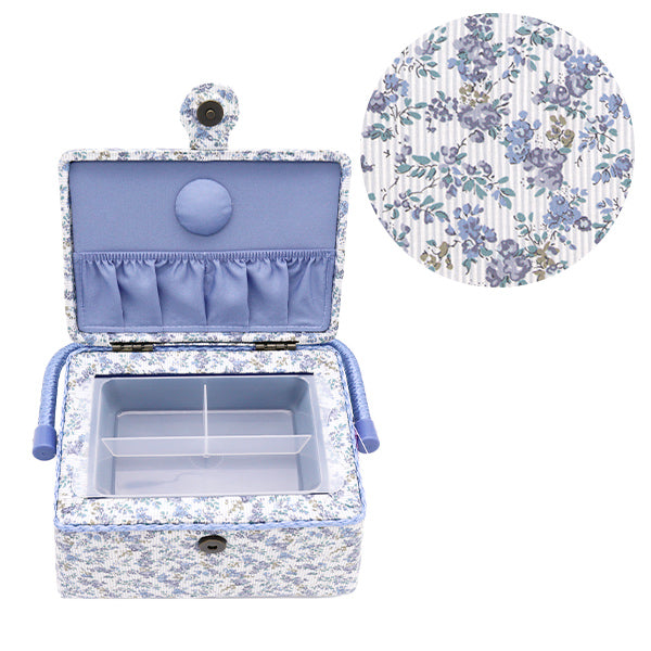 Sewing box "Liberty Fabric Sewing Basket SO2-DC33549YE" 【Yuzawayaoriginal】