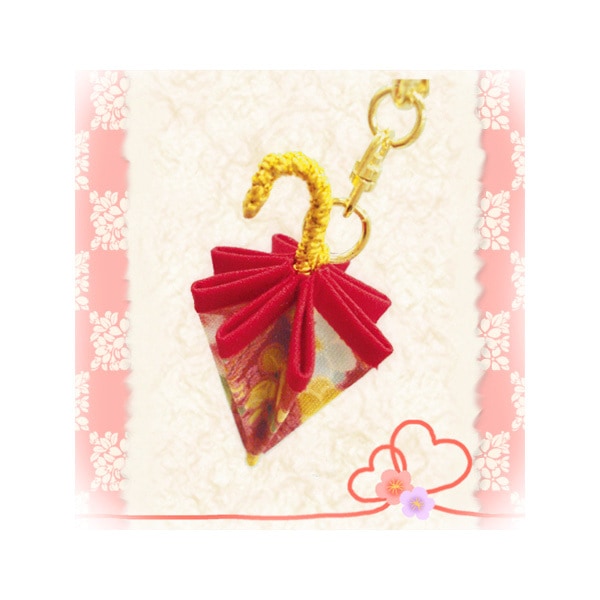 Craft Kit "Japanese Mini Umbrella Keychain LH-104" Panami Panami Takagi Fiber