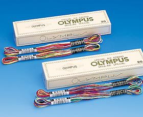 Embroidery thread "OLYMPUS 25th embroidery thread 12 color colorful" Olympus