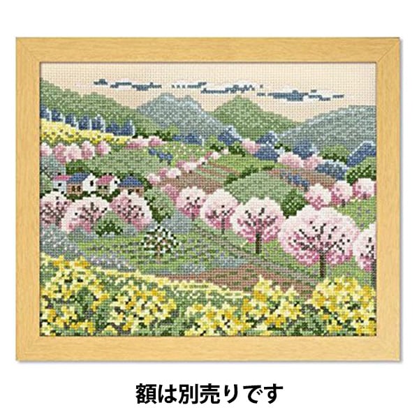 Embroidery kit "Cross stitch embroidery kit ono megumi Spring 7491" Olympus