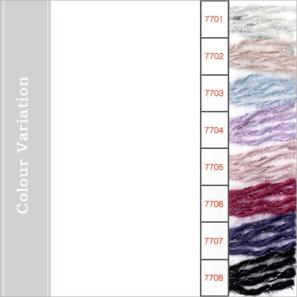 秋冬纱线 “ Dia Domina Stella 7702颜色” DIAMOND KNITTING YARN