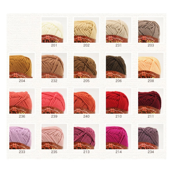 秋冬纱线 “毛线羊毛(Exeed Wool Motita)216(黑暗购买)子弹” Hamanaka