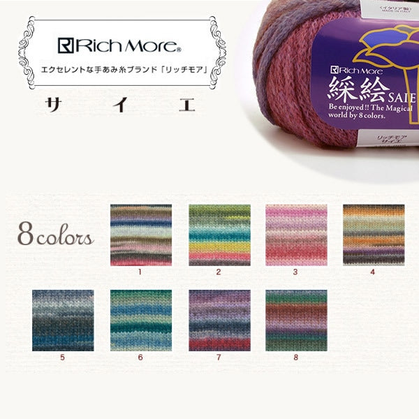 Fall and winterYarn "綵 Picture (Siee) 4th color" Richmore Rich More