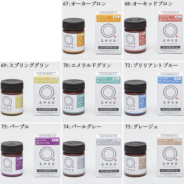染料 『COLD DYE ALL (コールダイオール) 74パールグレー』 KATSURAYA 桂屋