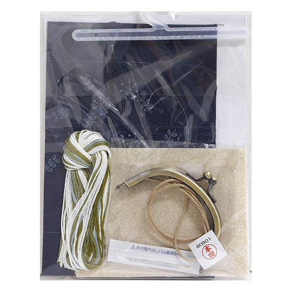 Embroidery kit "Botanical embroidery series White Flower Gamaguchi No.845" LECIEN Lecien COSMO Cosmo