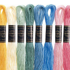 Embroidery thread "OLYMPUS 25th embroidery thread 714th color" Olympus