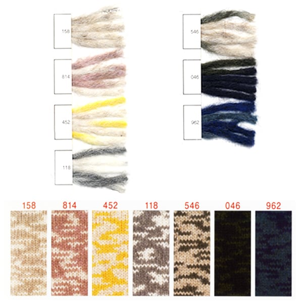 Fall and winterYarn "Jungle 452 color" Puppy