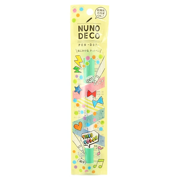 标记笔“ nuno deco pen -dot-(nuno deco pendot)石灰15-349” kawaguchi kawaguchi