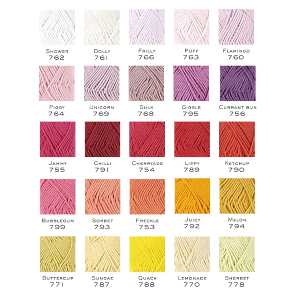 Spring / summerYarn "Happy Cotton Flamingo Flamingo 760th color" DMC Dewem Sea