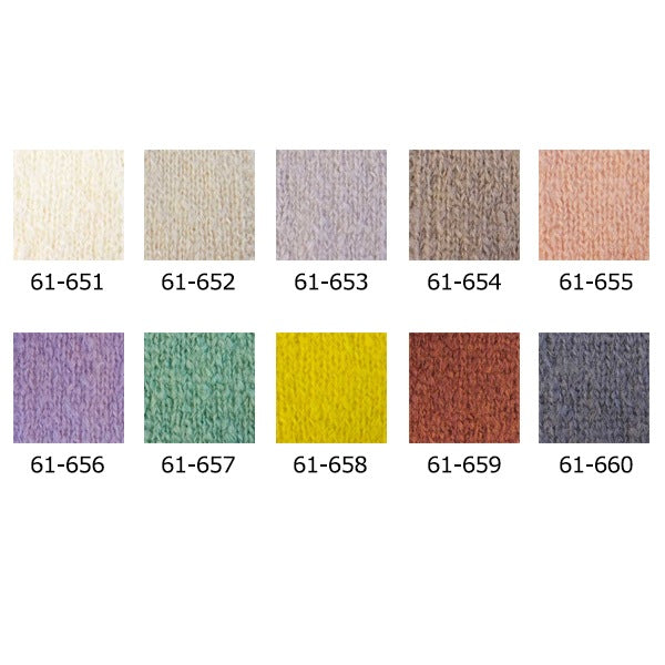 秋冬紗線 “ Mohair Hand Red(厚)61-652米色” Clover