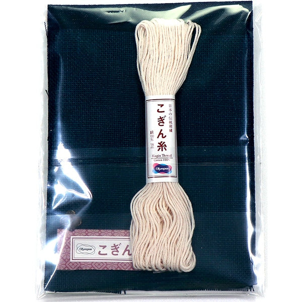 Embroidery kit "Card insert indigo Kogin 96" Olympus