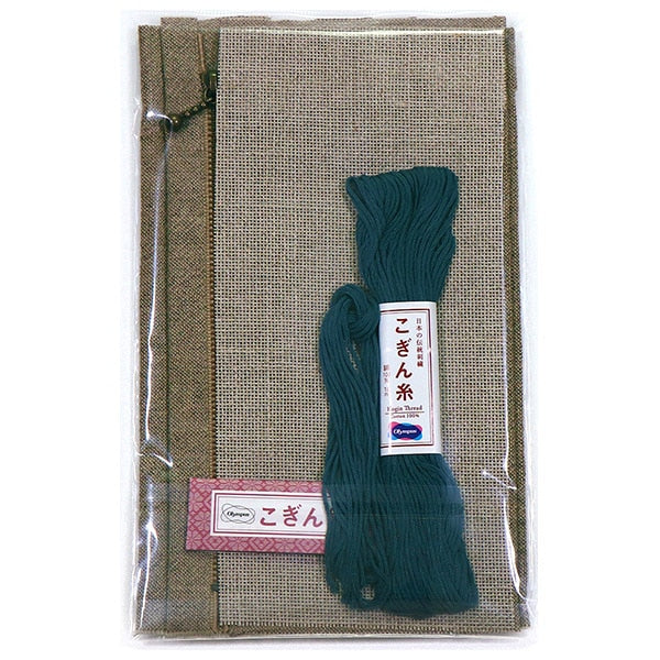 Embroidery kit "Taira Pouch Matsugi Kogin 100" Olympus