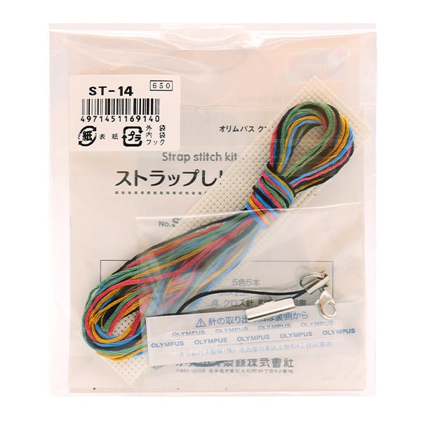 刺绣套件“ Tori and Flower Strap ST-14” Olympus